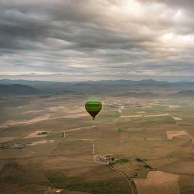 Vol en montgolfière